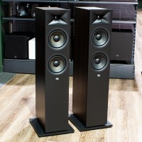 JBL Stage 260F Floorstanding Speakers - Espresso / Black (Pair) - Ex-Display