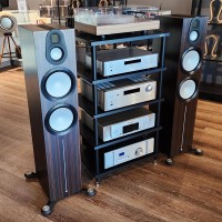 Monitor Audio Gold 500 (6G) Floorstanding Speakers - Macassar (Pair) - Ex-Display