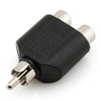 RCA Male to 2 RCA Female Adapter