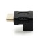 Side View  - Right Angle HDMI Adapter (Downward Facing)