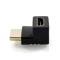 Side View  - Right Angle HDMI Adapter (Upward Facing)