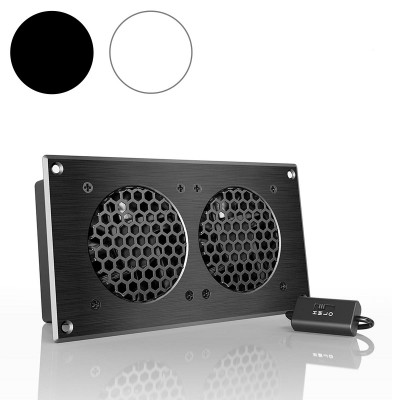 AC Infinity AIRPLATE S5 AV Cabinet Cooling System - 2 x 80mm Fans