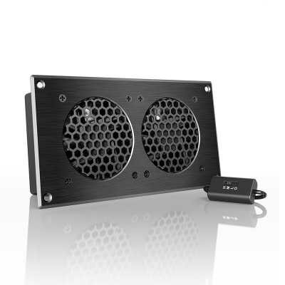 AC Infinity AIRPLATE S5 AV Cabinet Cooling System - 2 x 80mm Fans