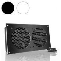 AC Infinity AIRPLATE S7 AV Cabinet Cooling System - 2 x 120mm Fans