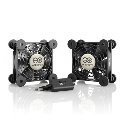 AC Infinity MULTIFAN S5 USB Cooling Fan - 2 x 80mm