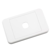 Custom Wall Plate 1 Insert Clipsal Compatible - White