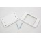 Removable Face Plate & Screws - Custom Wall Plate Blank (White)