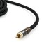 Both Ends of Cable with 24k Gold Plated Connectors - Space Saturn Series™ Digital Coaxial (S/PDIF) Cable