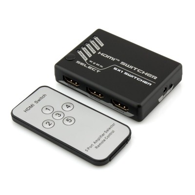 5 Port HDMI Switch v2.0 18Gbps - 4K 60Hz HDR