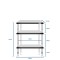 Solidsteel Hyperspike HF-3 Hi-Fi Rack - 3 Shelf