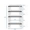 Solidsteel Hyperspike HF-4 Hi-Fi Rack - 4 Shelf