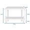 Solidsteel Hyperspike HY-2L Wide Hi-Fi Rack - 2 Shelf - Matte Black