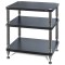 Solidsteel Hyperspike HY-3 Hi-Fi Rack - 3 Shelf - Matte Black