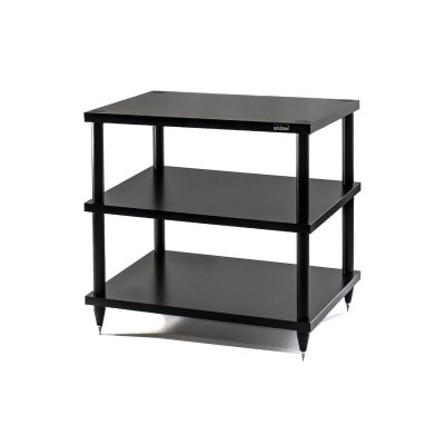 Solidsteel S2-3 Hi-Fi Rack - 3 Shelf - Black