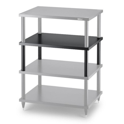 Solidsteel S2 Extra Shelf & Legs Kit - Black