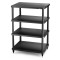 Solidsteel S3-4 Hi-Fi Rack - 4 Shelf - Black