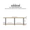 Solidsteel VL-2 Vinyl Library Audio Rack - 2 Shelf