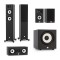 JBL Stage A170, A120, A125C & A100P - 5.1 Speaker Package - Pantone Black
