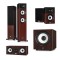 JBL Stage A170, A120, A125C & A100P - 5.1 Speaker Package - Two Tone Wood