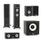 JBL Stage A180, A130, A125C & A120P - 5.1 Speaker Package - Pantone Black