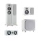 Monitor Audio Bronze 200, 50, C150 & W10 - 5.1 Speaker Package  - White