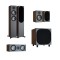 Monitor Audio Bronze 200, 50, C150 & W10 - 5.1 Speaker Package  - Walnut