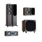 Monitor Audio Bronze (6G) 200 / 50 / C150 / W10 - 5.1 Speaker Package - Walnut