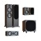 Monitor Audio Bronze (6G) 500 / 50 / C150 / W10 - 5.1 Speaker Package - Walnut