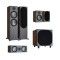 Monitor Audio Bronze 500, 50, C150 & W10 - 5.1 Speaker Package - Walnut