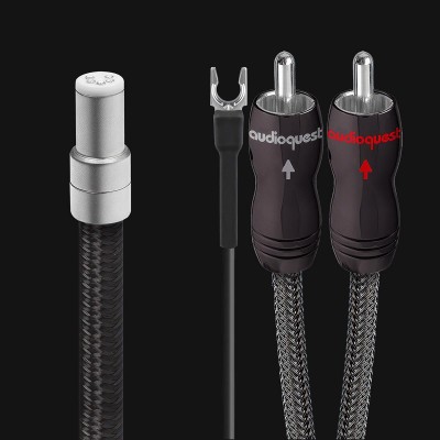 AudioQuest WEL Signature 5 Pin JIS to RCA Phono Turntable Cable - 1.2m