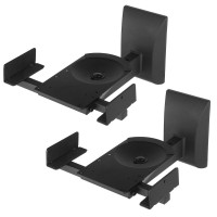 RAXX Bookshelf Speaker Wall Mount Brackets - Up to 25 kg (Pair)