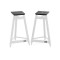 Solidsteel SS-5 20.7" (525 mm) Speaker Stands - White (Pair)