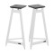 Solidsteel SS-6 24.6" (625 mm) Speaker Stands - White (Pair)