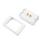 Removable Face Plate - 1 Speaker Wall Plate (White)