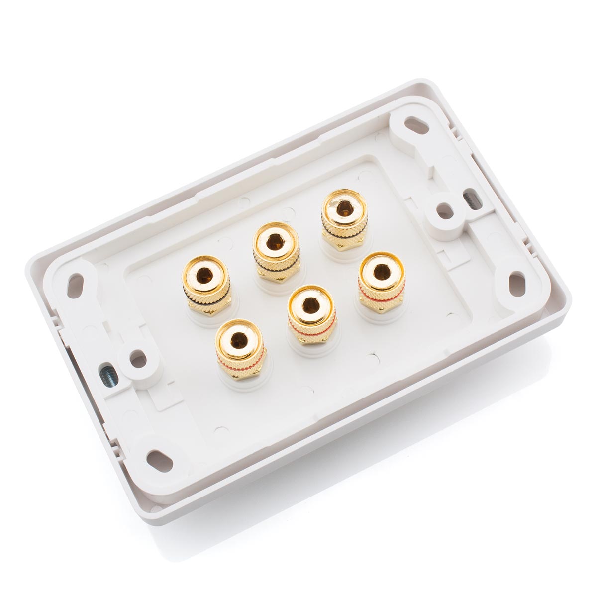 3 speaker wall plate