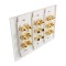 Rear View -  7.4 Channel Home Theatre Speaker Wall Plate