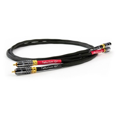 Tellurium Q Black II Stereo RCA Interconnect Cable - 1m