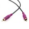 Both Ends of Cable with 24k Gold Plated Connectors - Space Orion Series™ Subwoofer Cable
