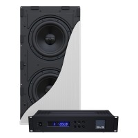 SVS 3000 In-Wall Subwoofer System - Includes Sledge STA-800D2C Rack Mount Amplifier