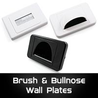 Brush & Bullnose Wall Plates