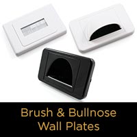 Brush & Bullnose Wall Plates