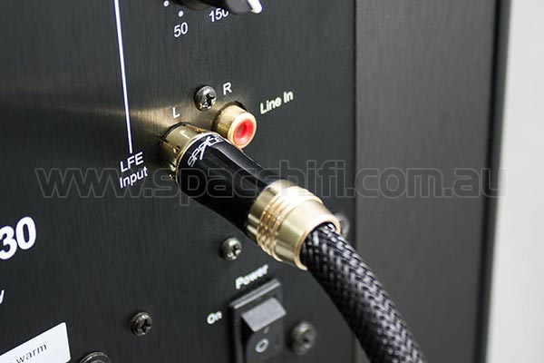 Subwoofer Single RCA Input, XLR, and High Level Connections