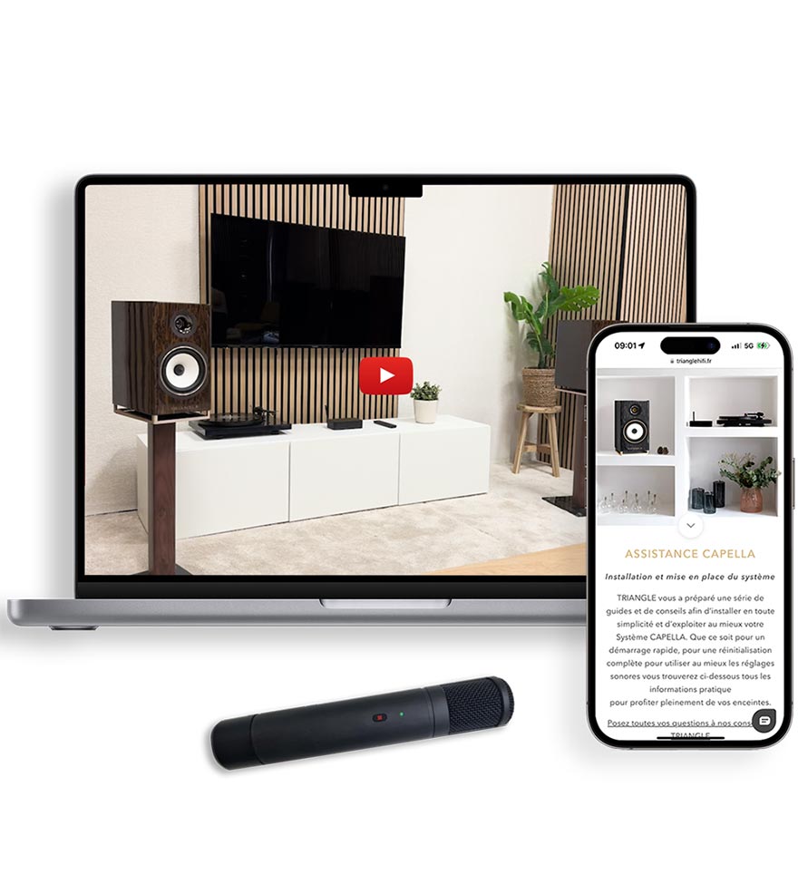 Triangle Capella Active Bookshelf Speakers