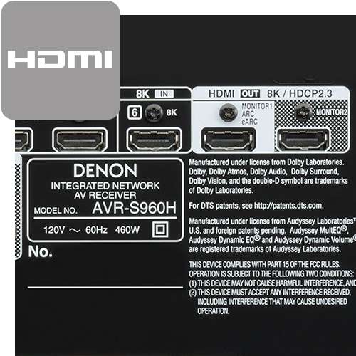 Denon AVR-S960H AV Receiver