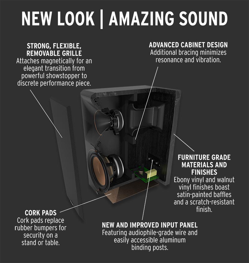 Klipsch Reference Premiere RP-500M Bookshelf Speakers