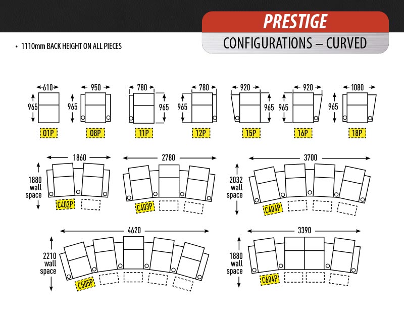 RowOne Prestige Cinema Seating