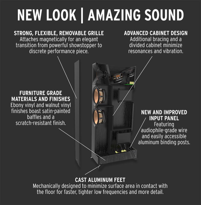 Klipsch Reference Premiere RP-8060FA Floorstanding Speakers