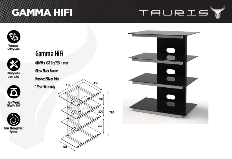 Tauris Gamma Hi-Fi Rack