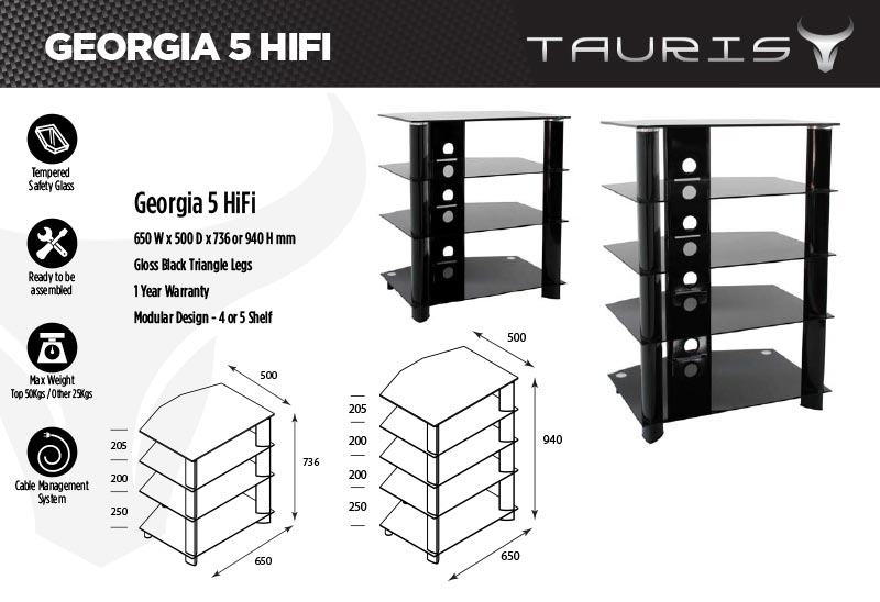 Tauris Georgia Hi-Fi Rack