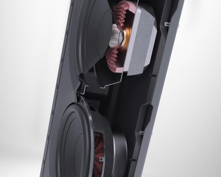 Paradigm Defiance DCS-208FR3 In Wall Subwoofer